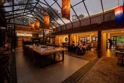 Group dining setup at Banchan